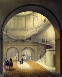 テムズトンネルへの入り口、1836